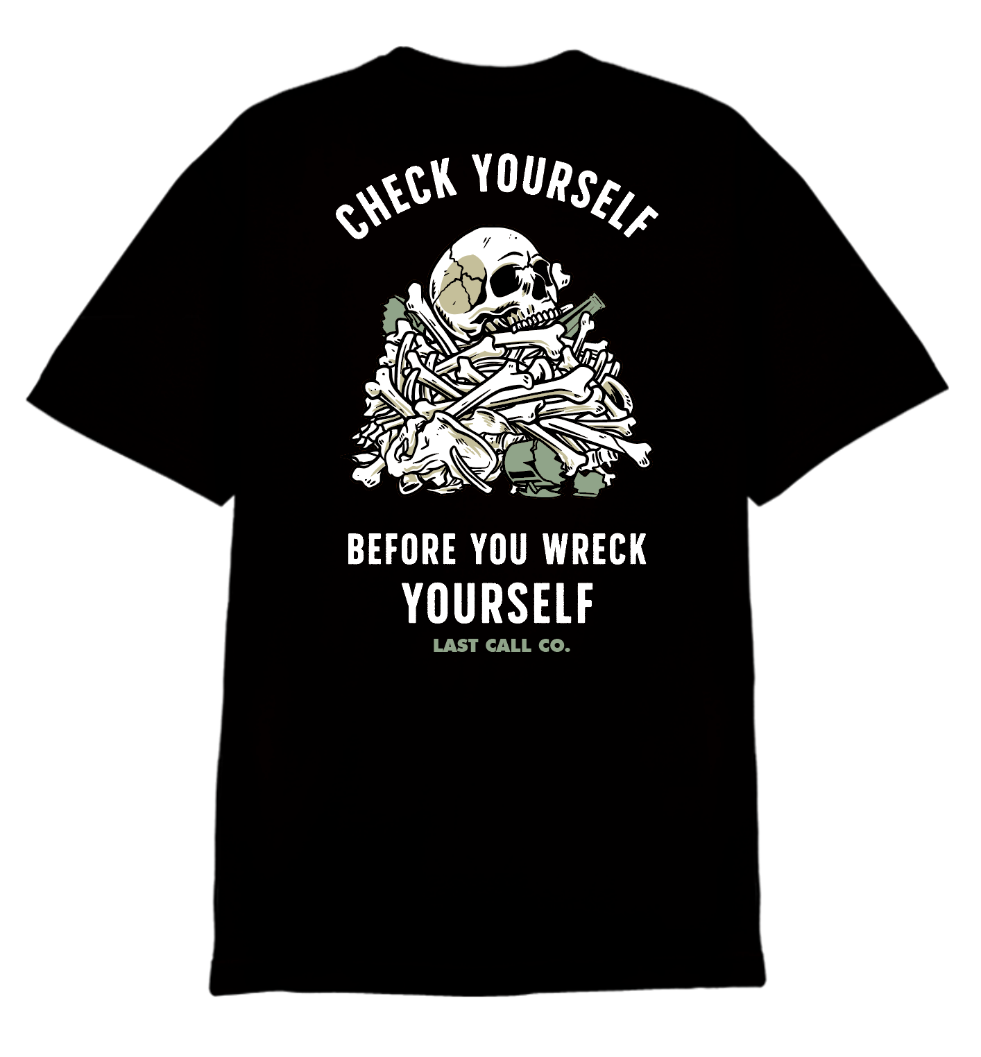 Last Call Co. Check Yourself Short Sleeve T-Shirt