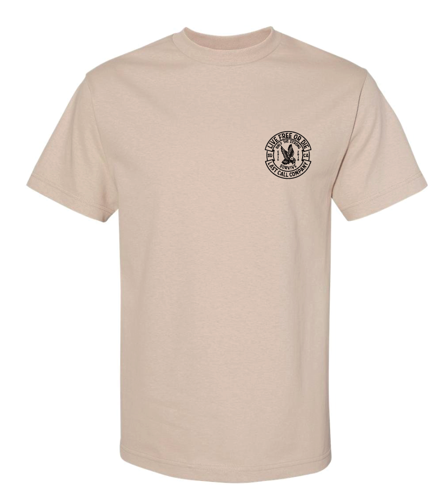 Last Call Co. Live Free Badge S/S Tee