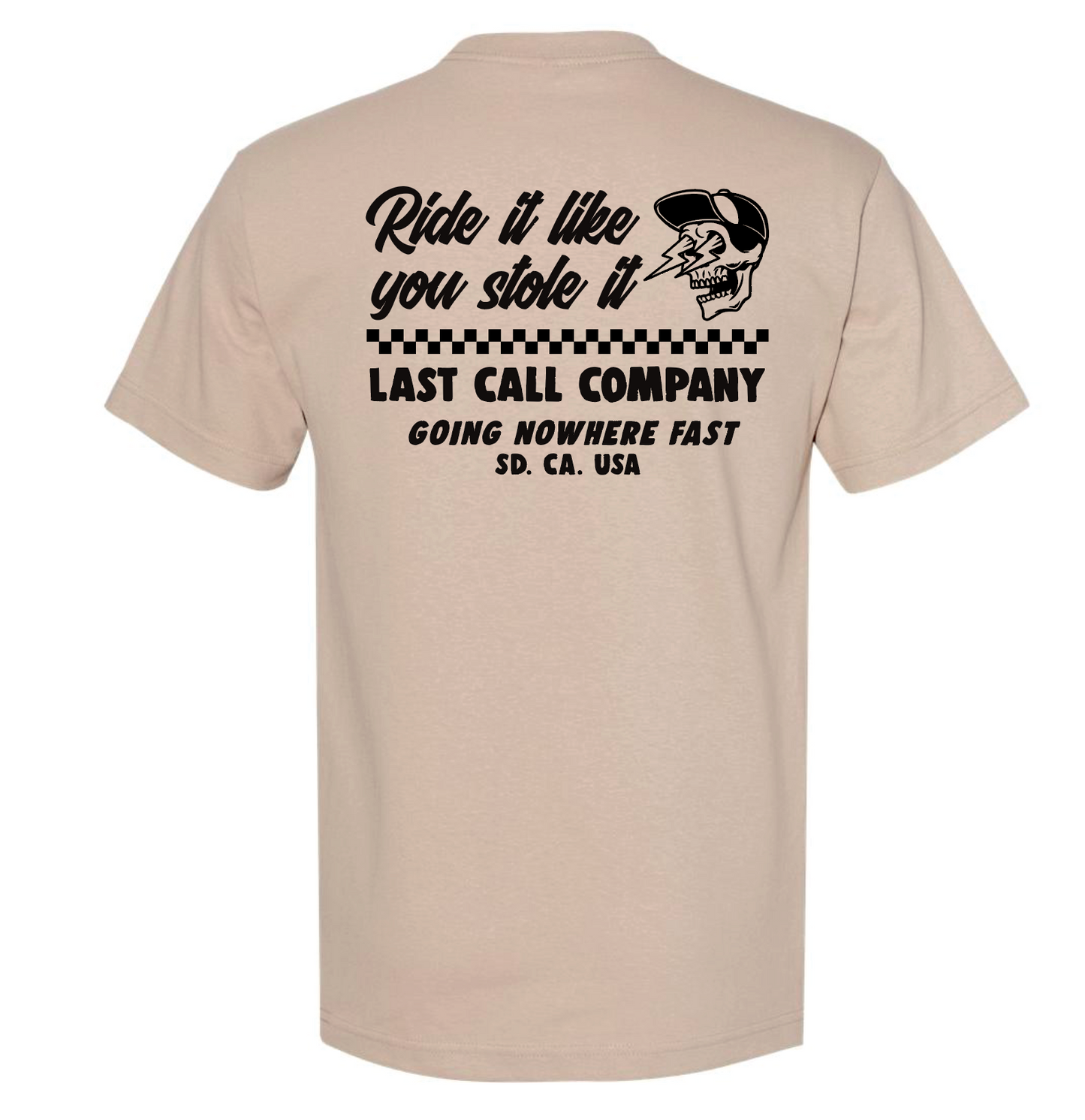 Last Call Co. Ride It Badge S/S Tee