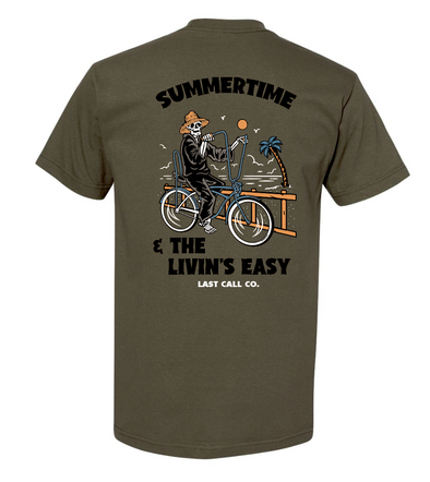 Last Call Co. CLASSIC Summertime Short Sleeve T-shirt