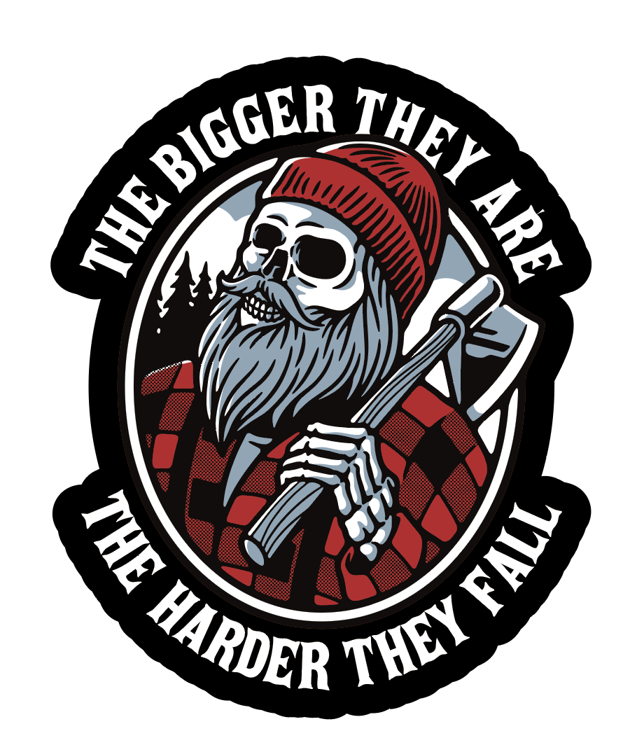 Bigger They Are Sticker