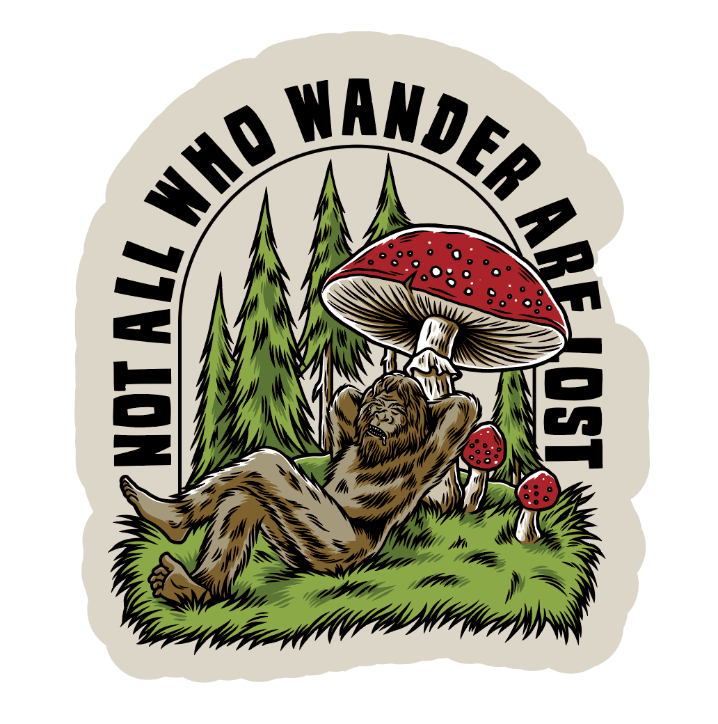 Wander Lost Sticker