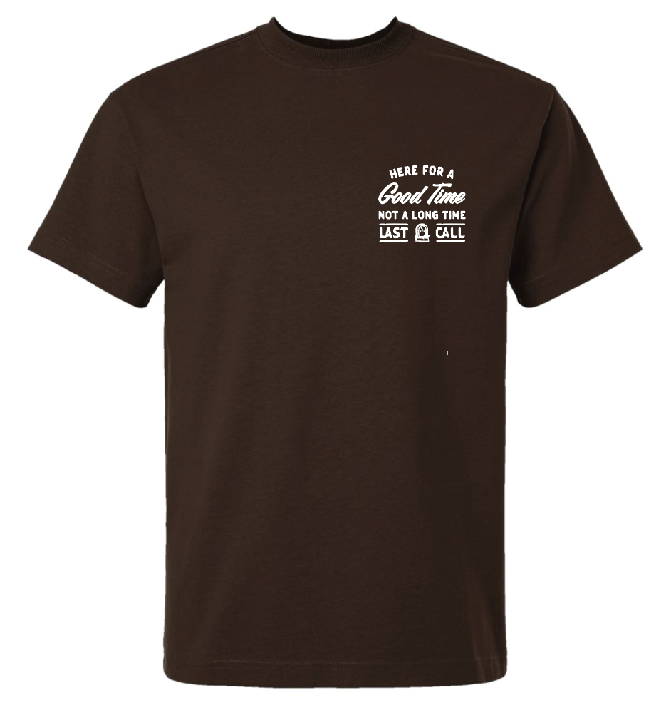 Last Call Co. Here Badge S/S Tee
