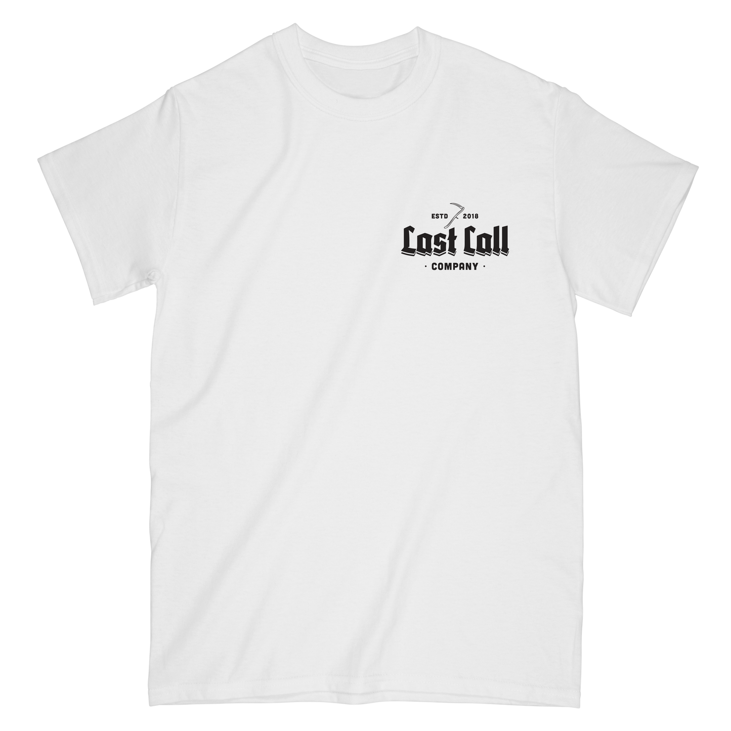 Last Call Co. Established Short Sleeve LOGO T-shirt ** 3 XL ONLY **