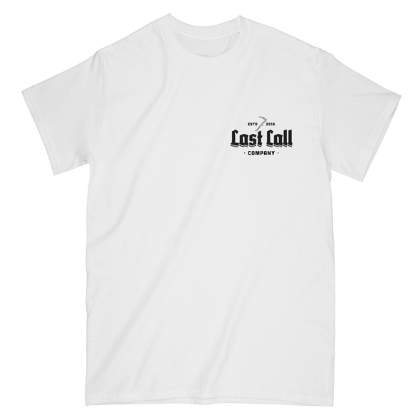 Last Call Co. Established Short Sleeve LOGO T-shirt ** 3 XL ONLY **