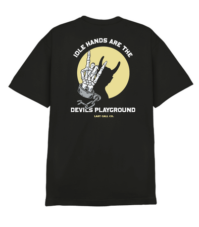Last Call Co. Idle Hands Short Sleeve T-shirt