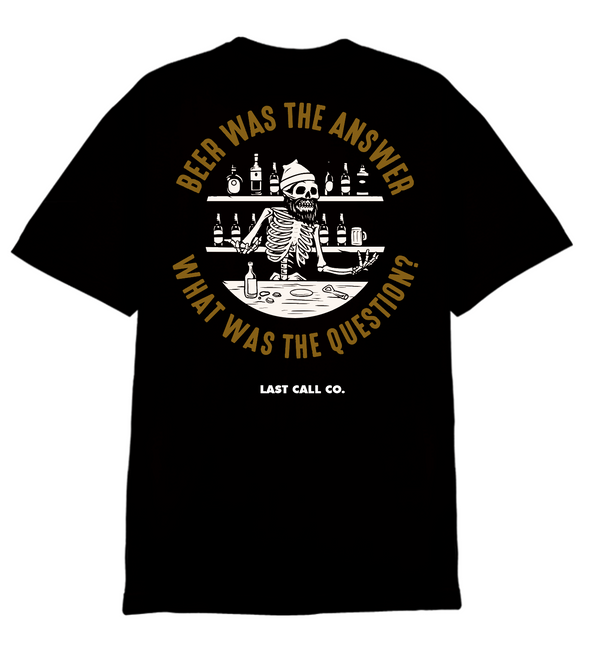 Last Call Co. Answer Short Sleeve T-Shirt