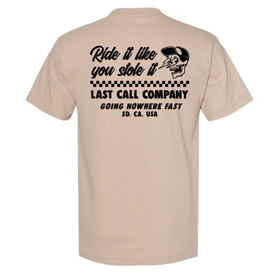 Last Call Co. Ride It Badge S/S Tee
