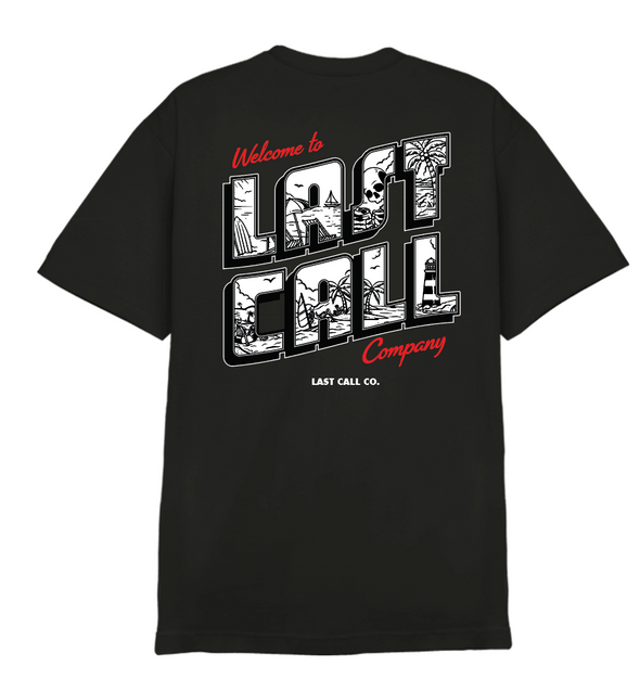 Last Call Co. Sign Short Sleeve T-shirt * M ONLY ** *