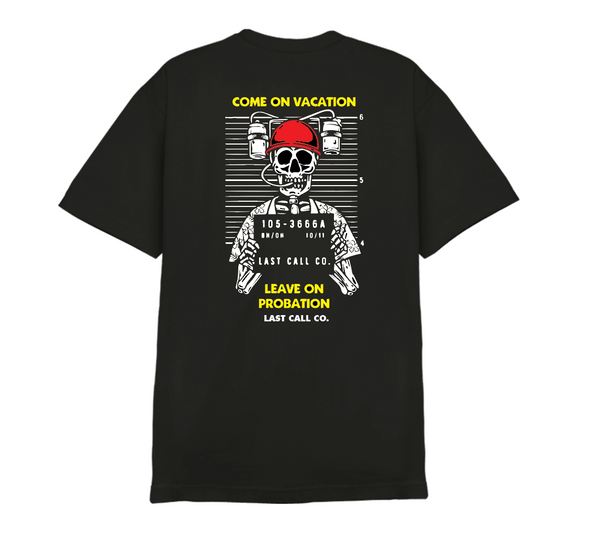 Last Call Co. Classics Probation Short Sleeve T-shirt ** M & L ONLY **