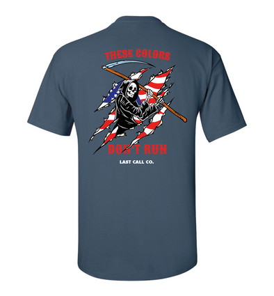 Last Call Co. CLASSICS Colors Don't  Run Short Sleeve T-shirt * M/L/2XL * ONLY