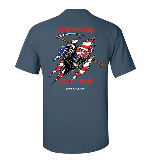 Last Call Co. CLASSICS Colors Don't  Run Short Sleeve T-shirt * M/L/2XL * ONLY