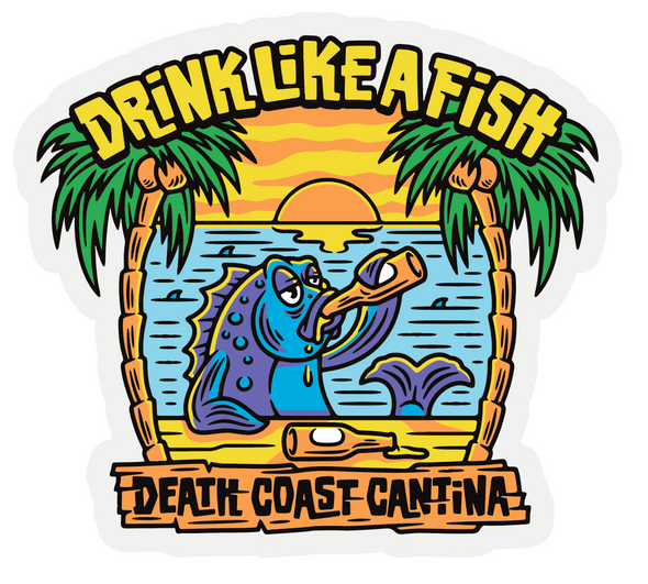Drink Like A Fish Sticker