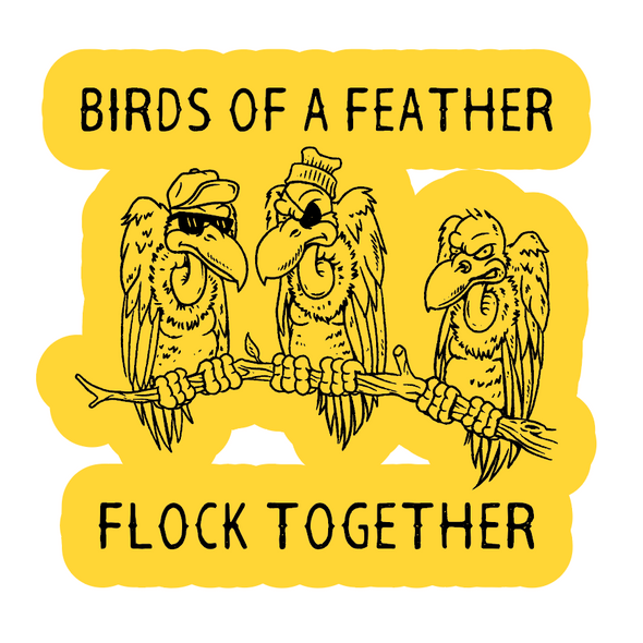 Flock Together Sticker