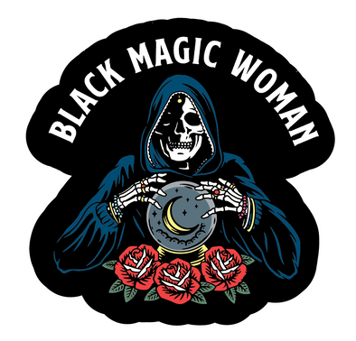 Black Magic Woman Sticker