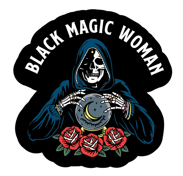 Black Magic Woman Sticker