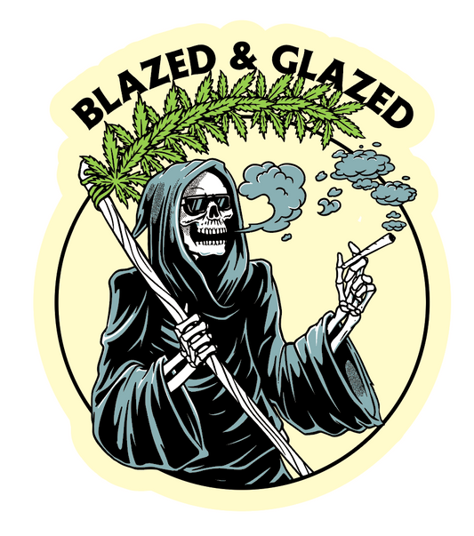 Blazed & Glazed Sticker