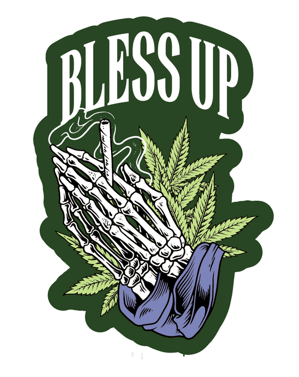 Bless Up Sticker