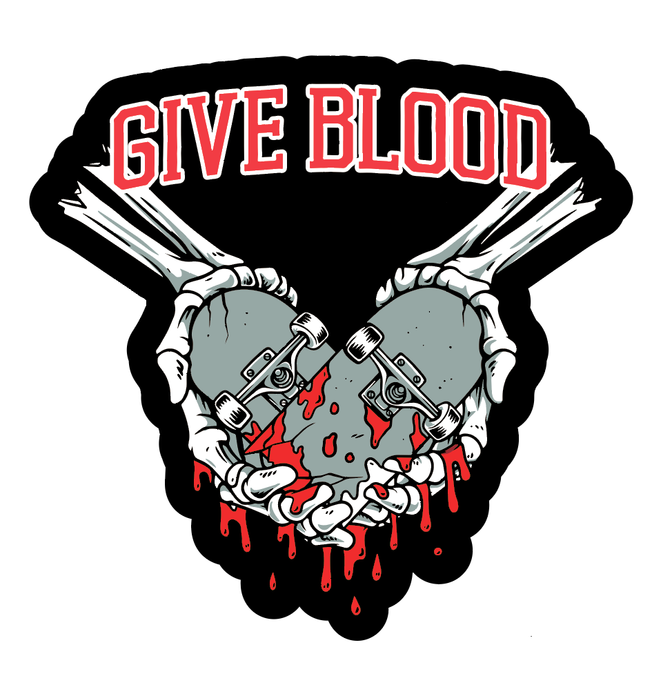 Give Blood Sticker – Last Call Co.