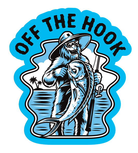 Off the Hook Sticker