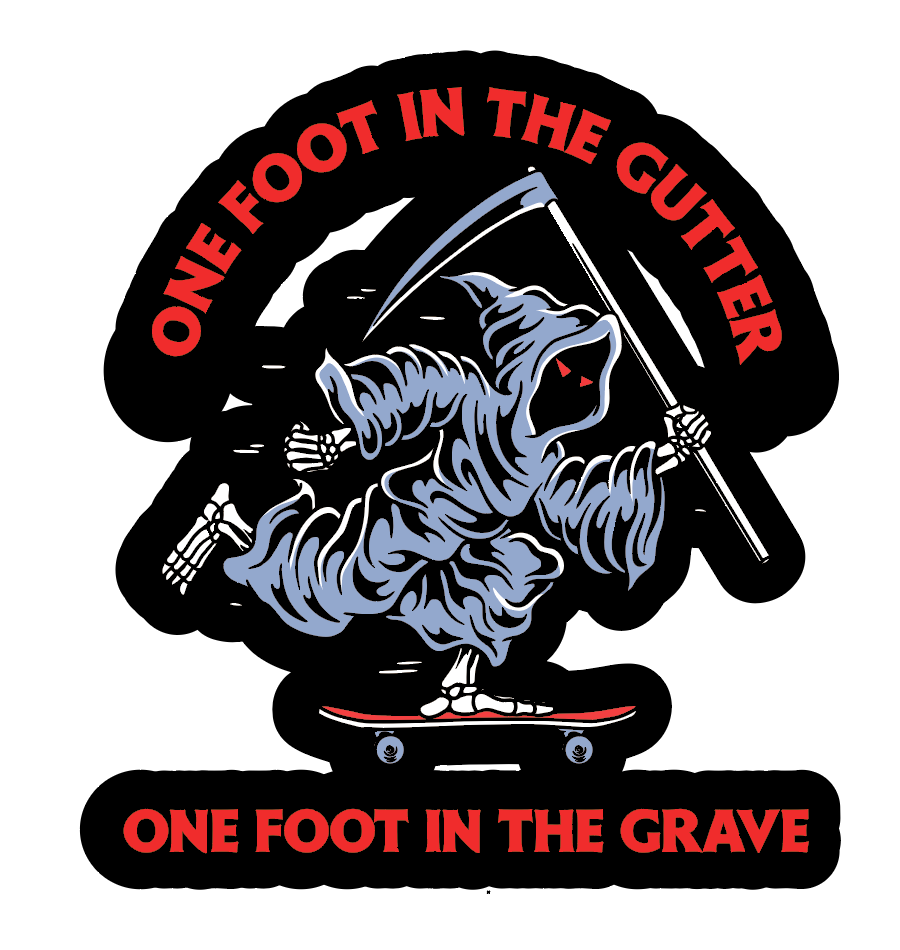 One Foot Rider One Foot Sticker – Last Call Co.