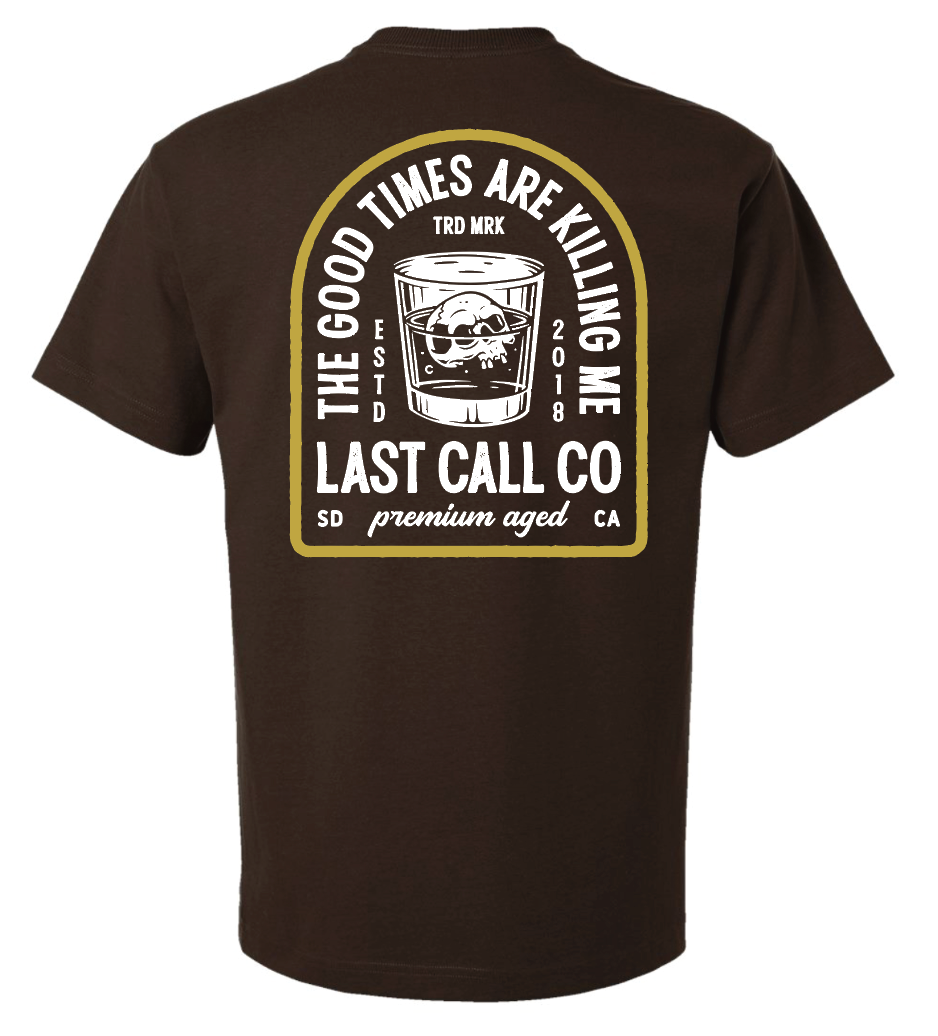 Last Call Co. Good Times Badge Short Sleeve T-Shirt