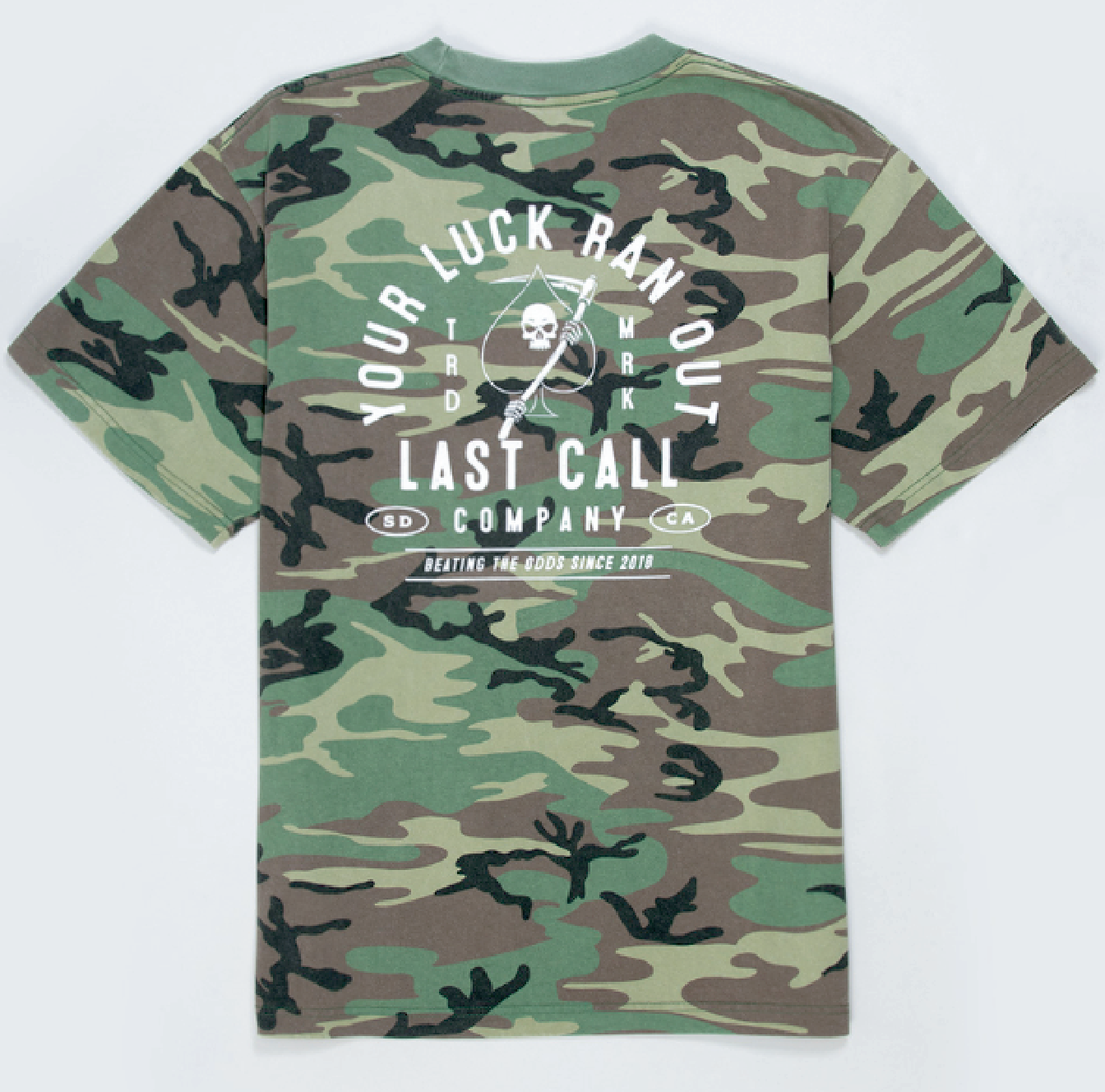 Last Call Co. Luck Ran Camo S/S Tee