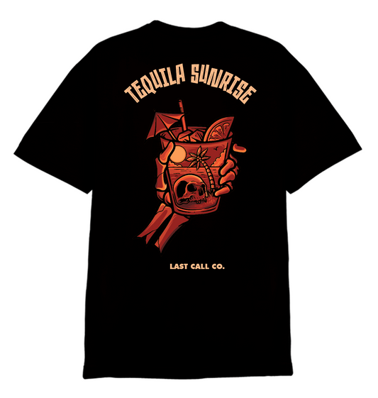 Last Call Co. Tequila Sunrise Short Sleeve T-Shirt