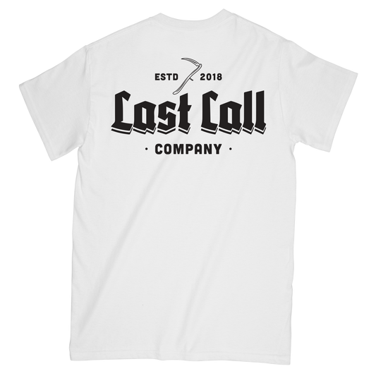 Last Call Co. Established Short Sleeve LOGO T-shirt ** 3 XL ONLY **
