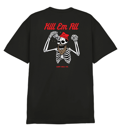 Last Call Co. Kill Em All Short Sleeve T-shirt ** S & M ONLY **