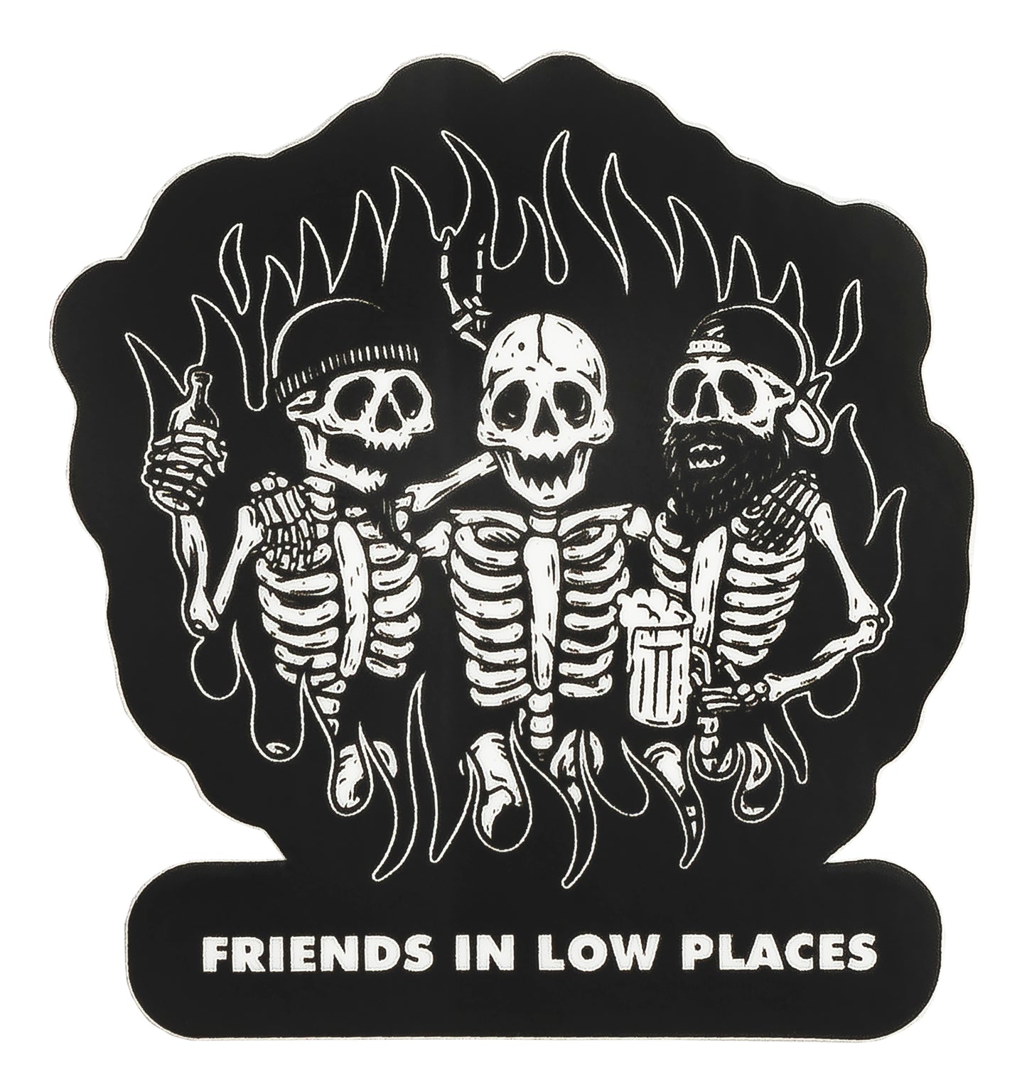 Friends in Low Places Sticker